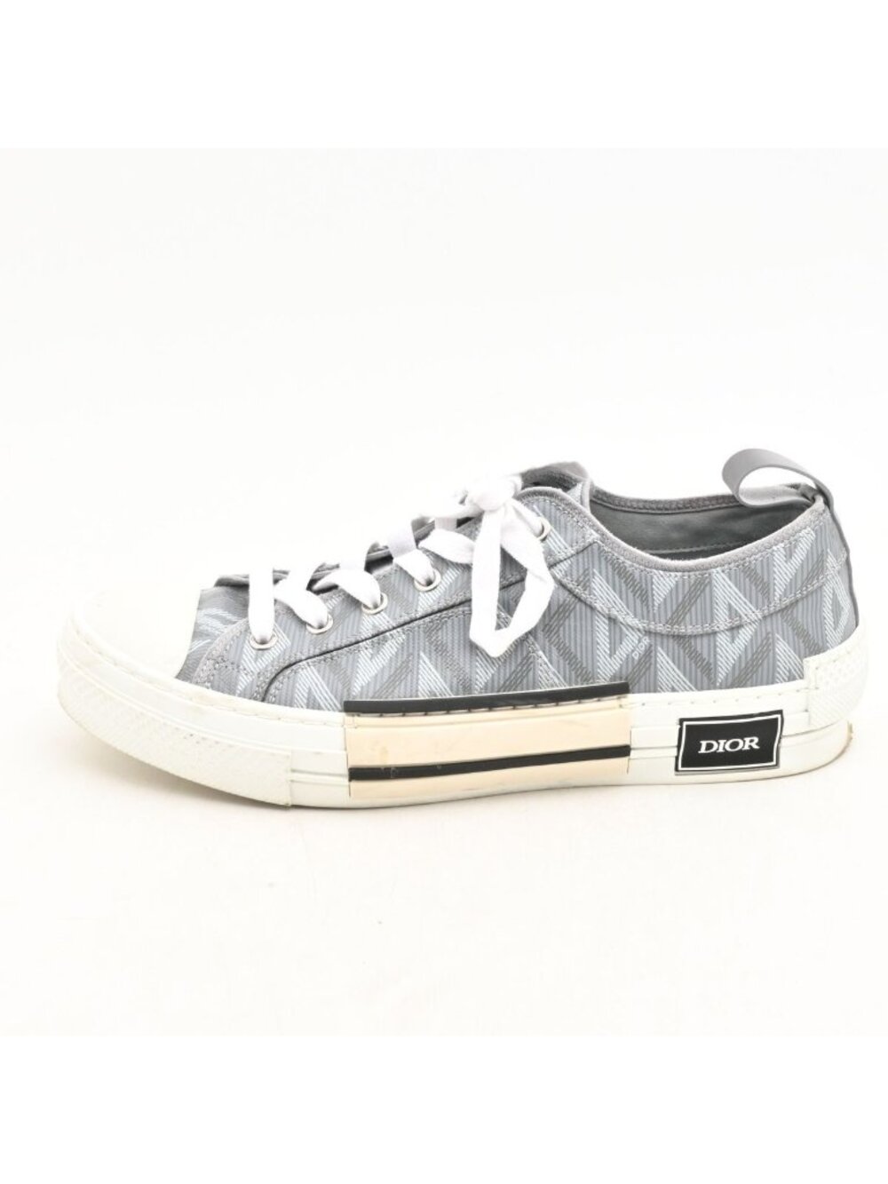 Dior Sneakers Gray White CD Diamond